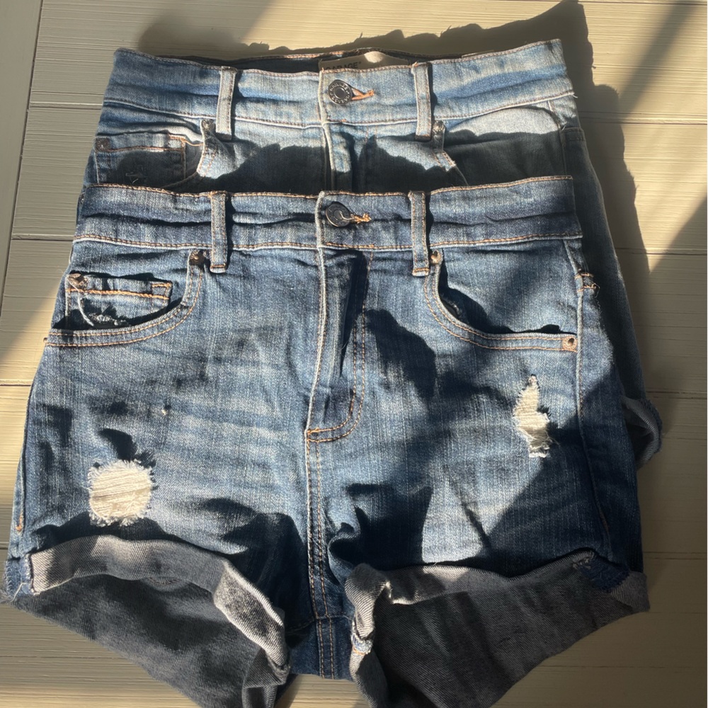 BUNDLE - 2 pairs Garage denim shorts